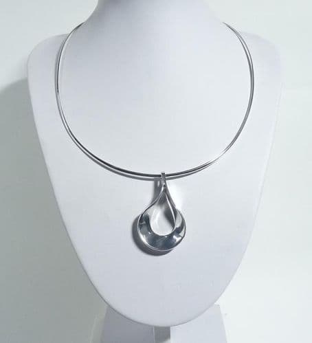925 Sterling Silver Solid Hand-Crafted Necklace.
